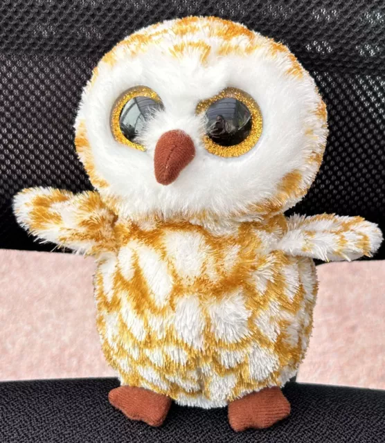 VGC Ty Beanie Boos Swoops Owl 6" 2013 Sparkle Eyes Retired