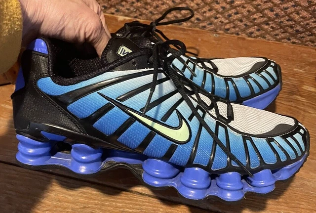 nike shox tl black racer blue