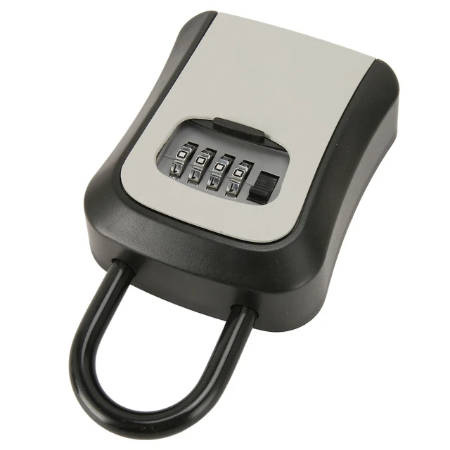WALL MOUNTED KEY Lock Box Resettable Code Combination Lockbox With ...