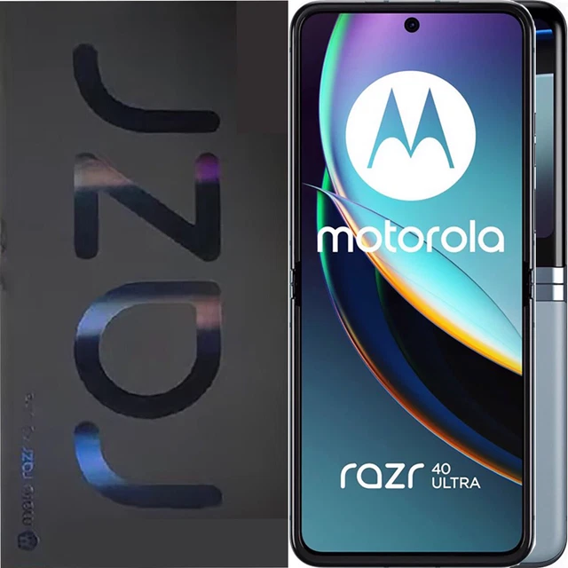 Motorola Razr 40 Ultra 5G Glacier Blue 256GB + 8GB Dual-SIM Unlocked GSM NEW