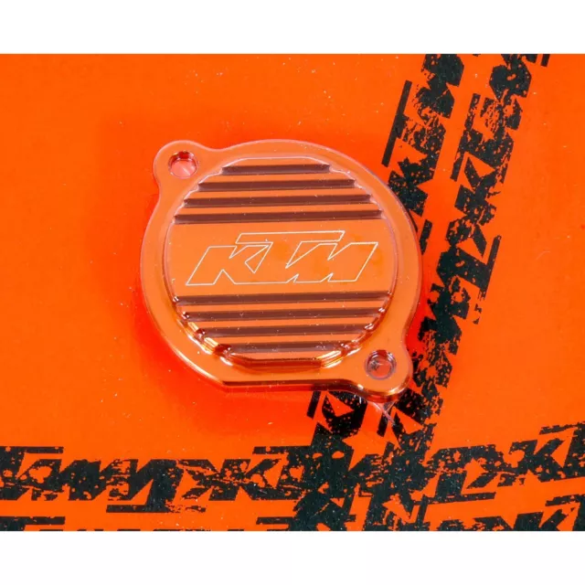 U6951157 Factory Ölpumpendeckel orange eloxiert  KTM EXC SX-F