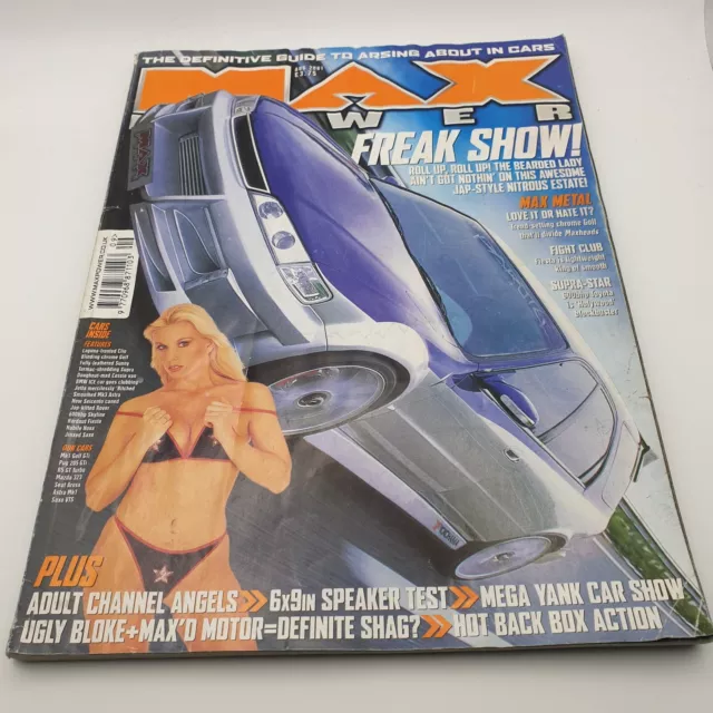 Max Power Magazine - August 2001 - Laura & Sammy Jayne - 600bhp Supra