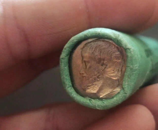 RARE BANK ROLL 50 coins UNC 🔷 Greece 5 Drachmas 1986🔷Griechenland
