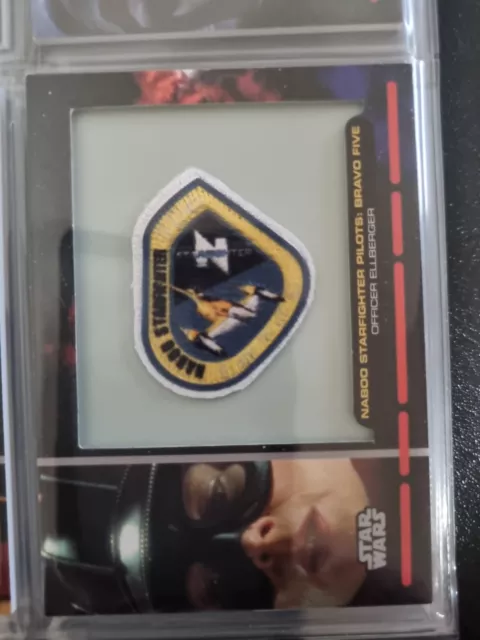 Star Wars Galactic Files Series 1 Pr9- Embroidered Patch Relic Bravo Five.
