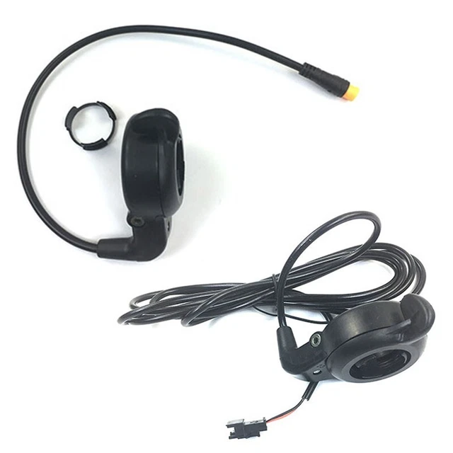 Accélérateur Pouce Vélo Électrique 12V-99V Avec Écran LCD - Guidon LED - Compatible Tous Vélos Électriques