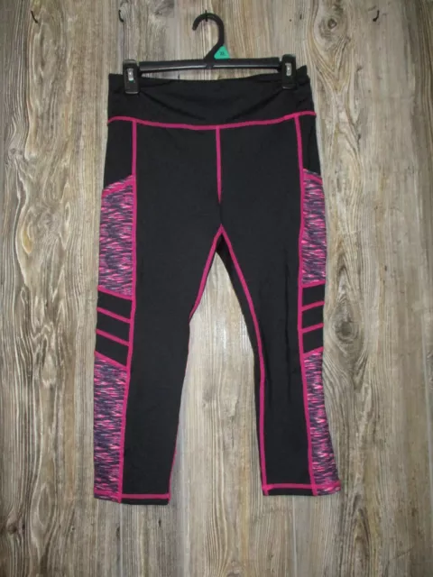 NEW BALANCE PANTS Womens X-Small Black Crop Leggings Capri Yoga Athleisure  $13.00 - PicClick