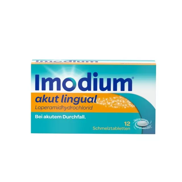 Imodium akut lingual Schmelztabletten bei akutem Durch, 12 St. Tabletten 1689854