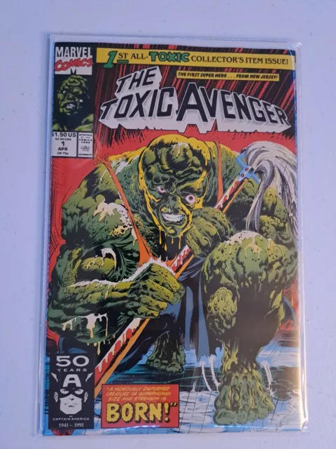 The Toxic Avenger #1 1st App & Origin Toxic Avenger Marvel Newsstand 1991 NM