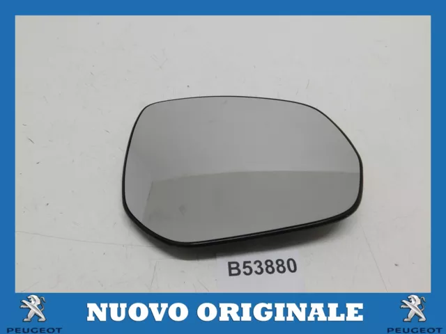 Vetro Specchietto Destro Right Mirror Glass Originale Per Peugeot 3008