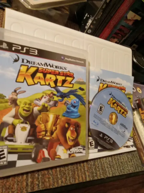 DreamWorks Super Star Kartz PlayStation 3 2011 PS3 Complete Tested Working CIB