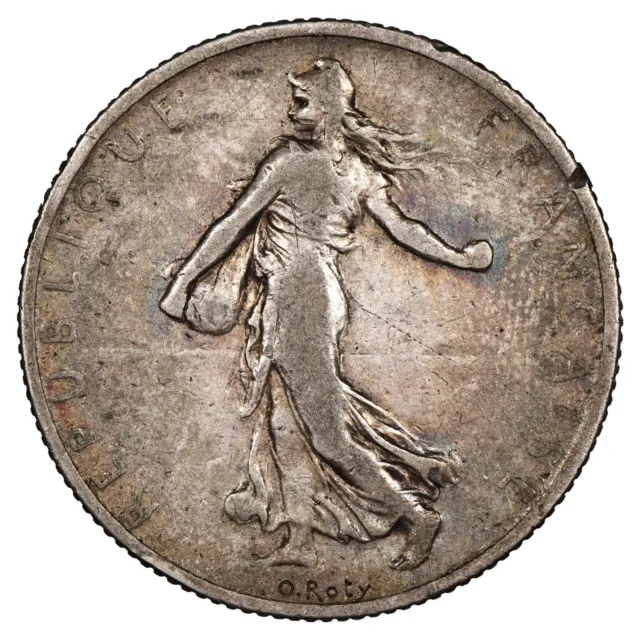 France 2 francs 1902 Semeuse argent Oscar Roty F.266/7 Gad.532 KM.845.1 monnaie