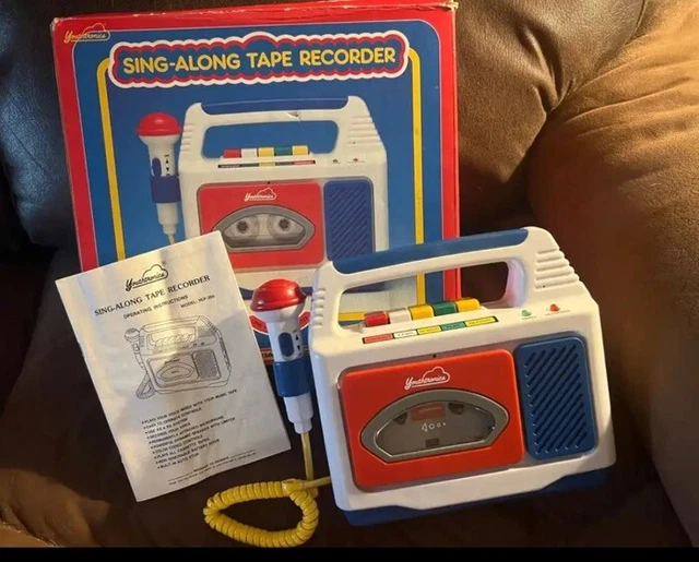 sing along cassette recorder ジャンク 1990s Vintage Sing Along Cassette Player Recorder With