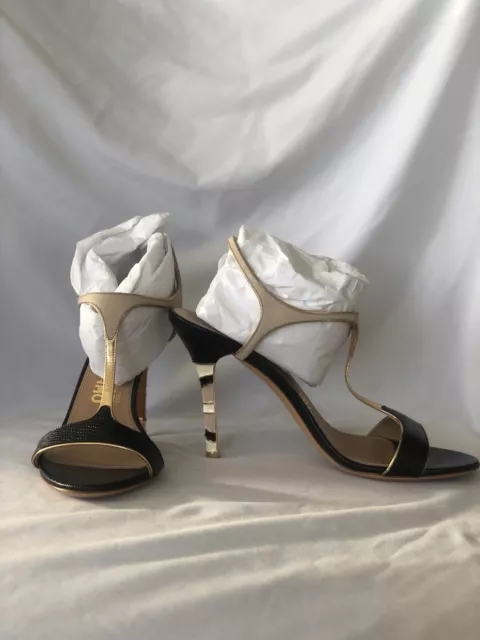 Salvatore Ferragamo open-toe heels size 8
