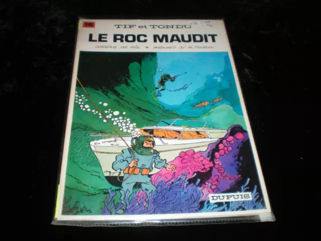 Will / Tillieux : Tif et Tondu 18 : Le roc maudit Edition Dupuis 1978