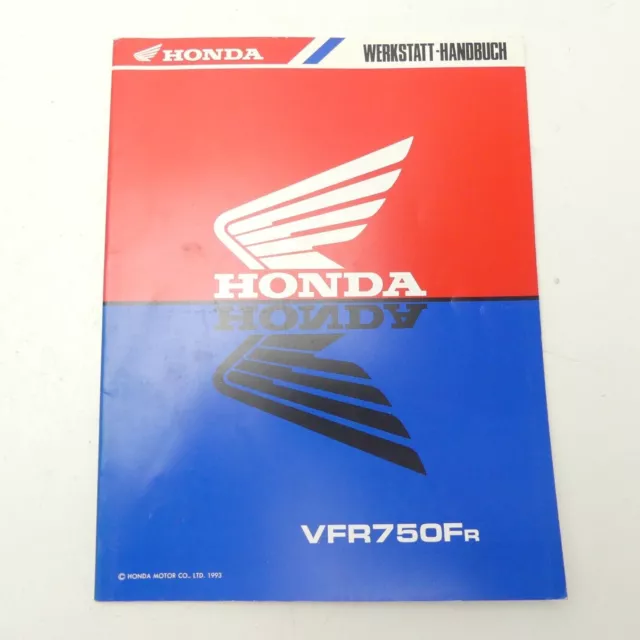 origl Honda VFR 750 F R supplement repair instructions shop manual manual
