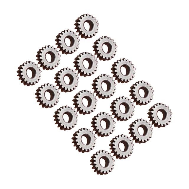 20Pack 18T 0.3 Modulus 5.95mm Outer Diameter 2.55mm Hole Steel Planetary Gears