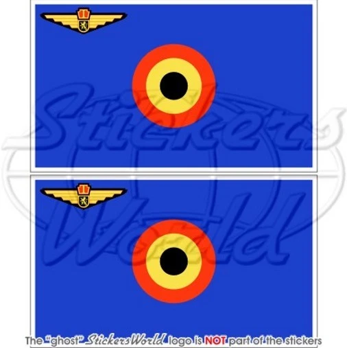 Autocollants Roundel Armée De L'Air Yougoslave SFR - 75mm Vinyle X2