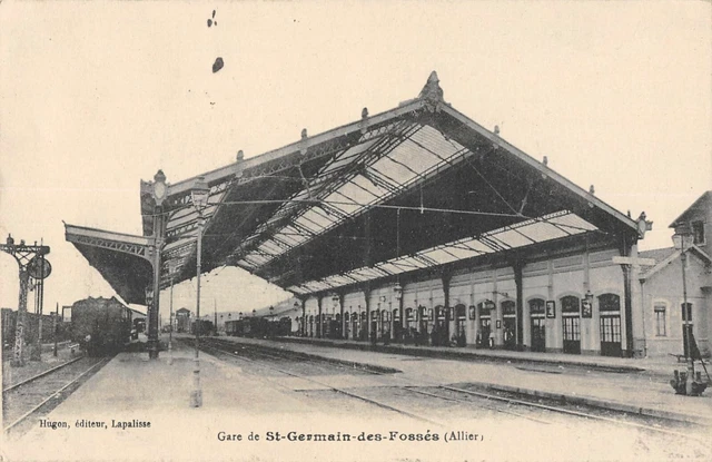 Cpa 03 Gare De Saint Germain Des Pits Alier