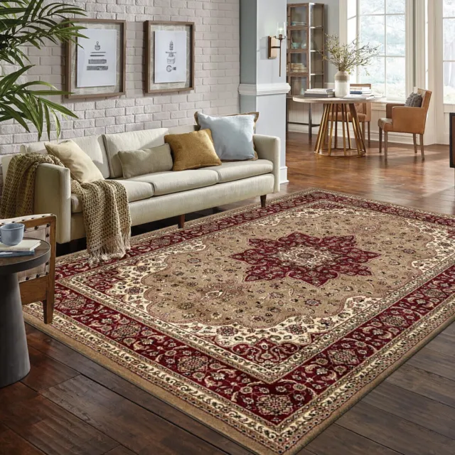 New Luxury Large Traditional Rugs for Bedroom Living Room Carpet Hallway Runner 3