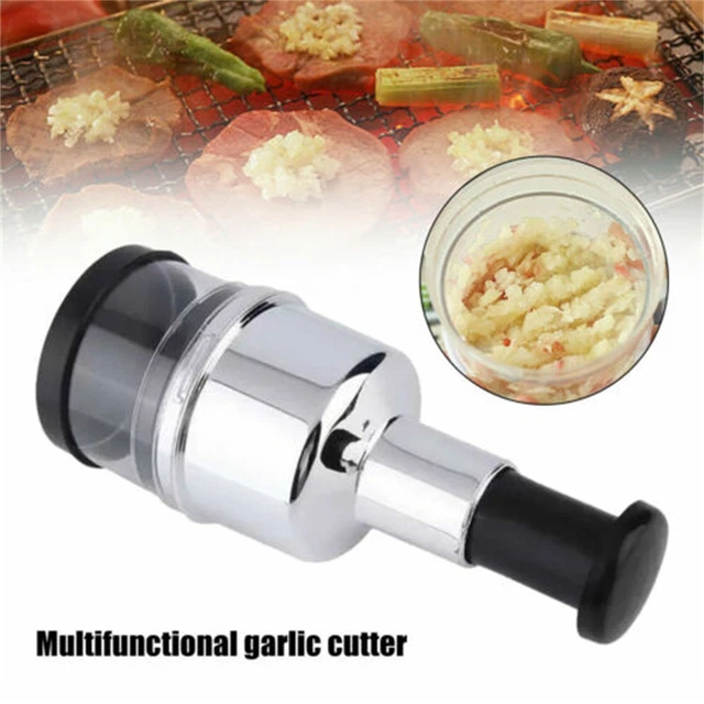 Manual Hand Press Garlic Onion Chopper Fruit Cutter Vegetable Food Processor