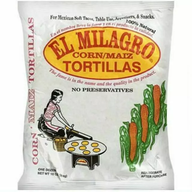 El Milagro Classic Corn Maiz Tortillas 1 Pack Fresh Yellow Tortilla Chicago