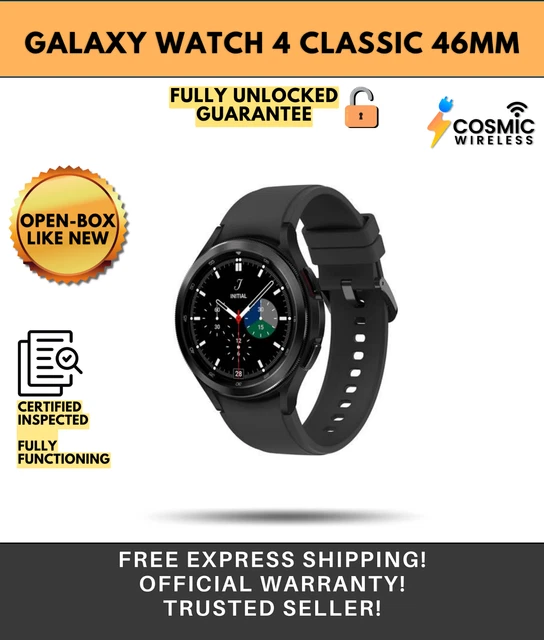 SAMSUNG GALAXY WATCH 4 Classic 46mm SMR895U LTE/Cellular Black