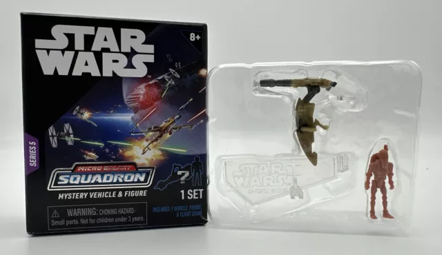 Star Wars Micro Galaxy Squadron Series 5 Scout Class STAP with B1 Battle Droid