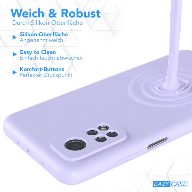 EAZY CASE für Xiaomi Mi 10T 5G / 10T Pro 5G Schutzhülle Silikon TPU Bumper Cover 5