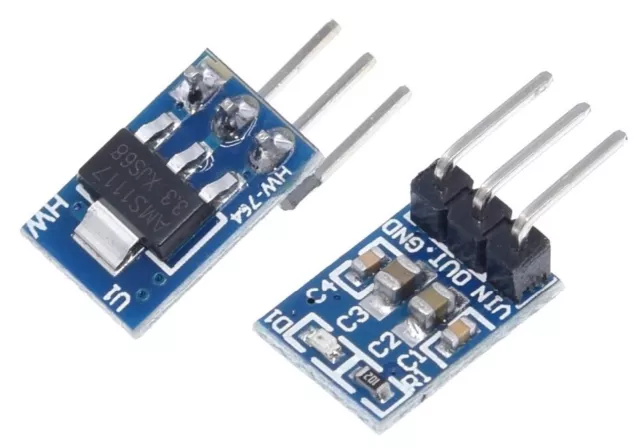 Module pcb 3pin - Régulateur de tension 3.3V 800mA - AMS1117-3.3