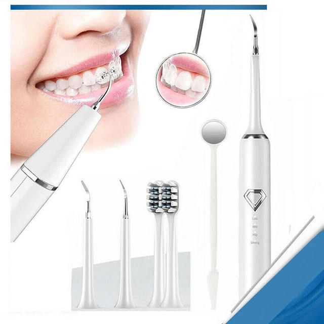 Electric Ultrasonic Teeth Cleaner Kit Home Stain Removal And Whitening Kit