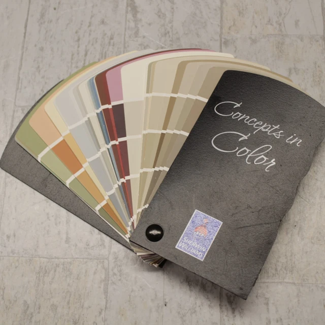 SHERWIN WILLIAMS COLOR Concepts In Color Wheel Paint Mini 5.5” Fan Deck