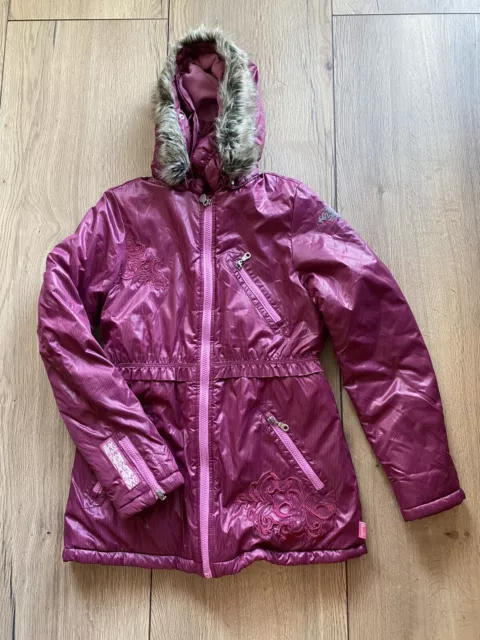 Pampolina Mädchen Winterjacke, Mantel Gr. 152 ,  Top Zustand