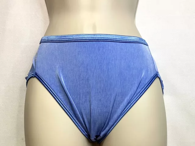 NWOT 2-Pack Vanity Fair Womens L Shine Illumination Hi-Cut Brief Panty 13108 $30 2