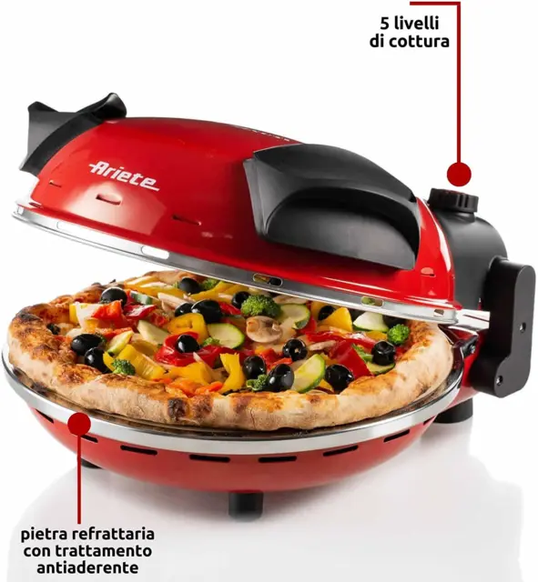 Four À Pizza, 400 Degrés, Une Pizza En 4 Minutes, Plaque En Pierre Réfractaire 3