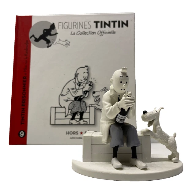 Figurine Tintin Et Milou Hors Série N&B N°4 – Résine, Neuve Sous Blister, 2017