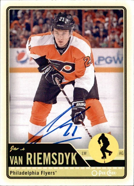 James Van Riemsdyk SIGNED auto 12/13 OPC O-PEE-CHEE card PHILADELPHIA FLYERS