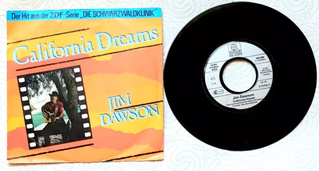 🔅Pop Jim Dawson - Die Schwarzwaldklinik : California Dreams☆ (2 Song) Single 7"