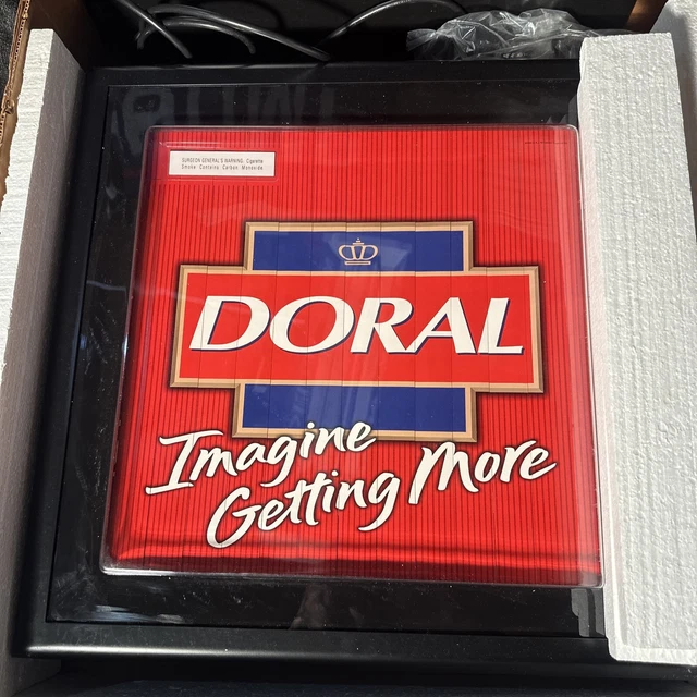 doral red cigarettes Sold at Auction: Vintage Unopened Camel Talls Cigarette Packs Doral Cigarette Colorful Retail Stand-Up