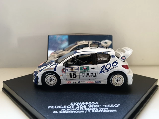 Grönholm Marcus − Rautiainen Timo − Peugeot 206 WRC − Acropolis Rally 1999