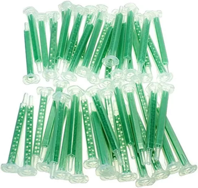 HonFitat 50pcs F6-16 Verde AB Colla Miscelazione Tubo Statico Bocca Sezione...