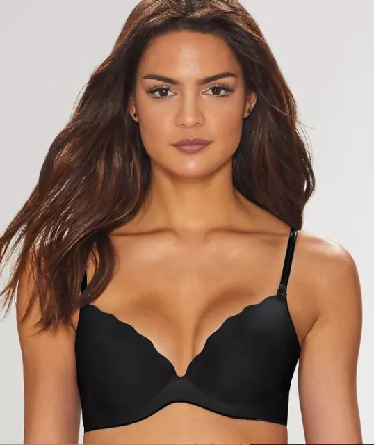 B.TEMPT'D BY WACOAL CONVERTIBLE PUSH-UP BRA, Color:Black, Size:30DD.