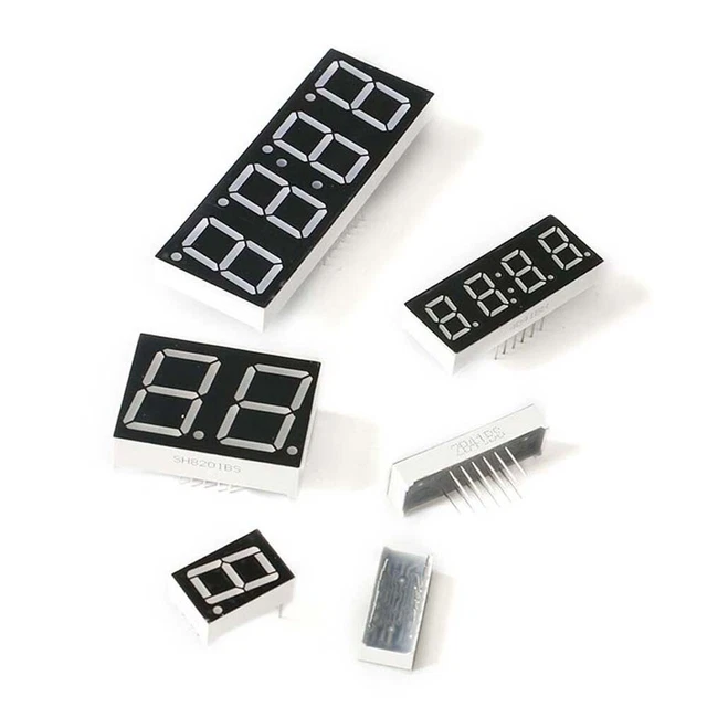 0.36/0.4/0.56/0.8 Inch LED Displays 1 2 3 4 Bit Common Anode or Cathode Red