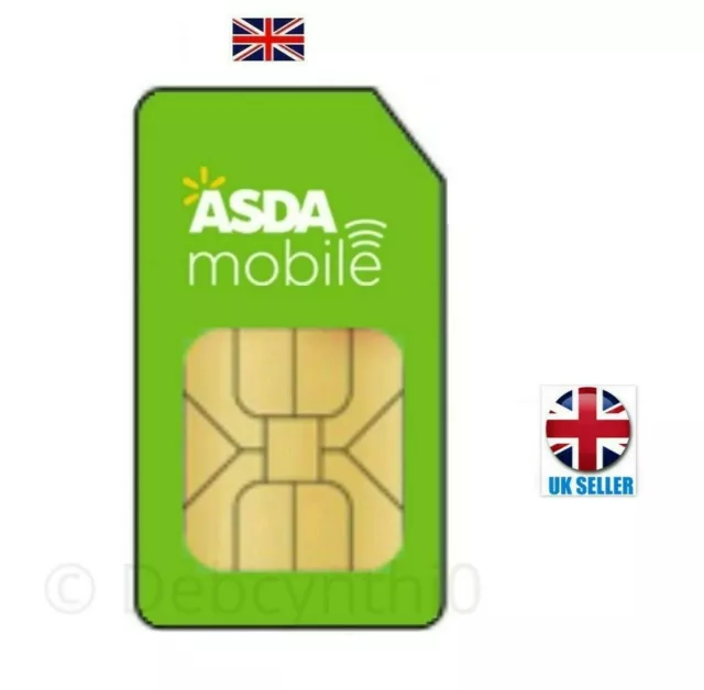 💥ASDA Mobile SIM Card Superfast 5G Mobile Network - Fits all Mobile Device💥