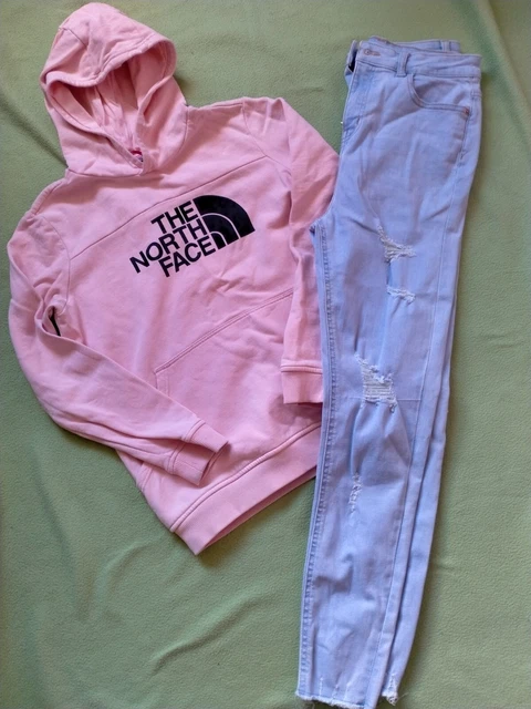 Girls' Clothes Bundle Age 13/14 *Northface* hoodie skinny jeans