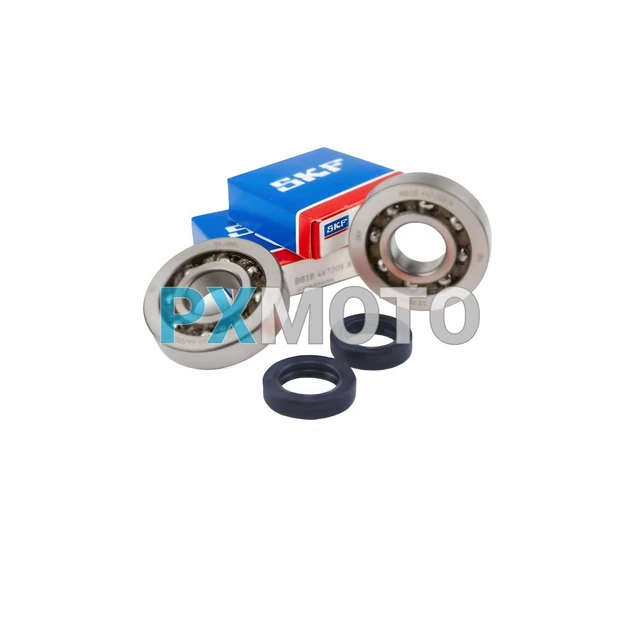 Ricambio Motore Scooter Piaggio Kit Cuscinetti E Paraoli SKF/KOK Per Motori Piaggio 50 2T - Revisione Motore, Gabbia Teflon RMS Cuscinetti Motore - Foto 5