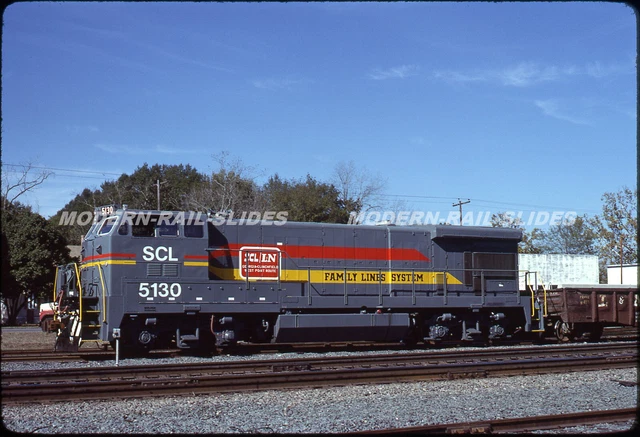 Original slide: SCL Seaboard Coast Line 5130 BQ23-7 fresh Jesup, GA 11/78