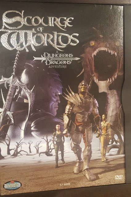 Scourge Of The Worlds Rare Oop Deleted Cult Dvd Dungeons And Dragons Game Movie