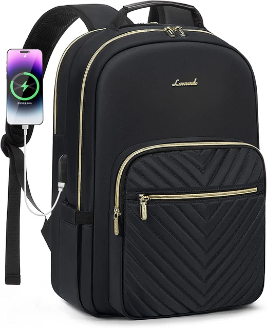 Laptop Backpack for Women 15.6 Inch, Womens Backpack for Work Business Travel Sc
