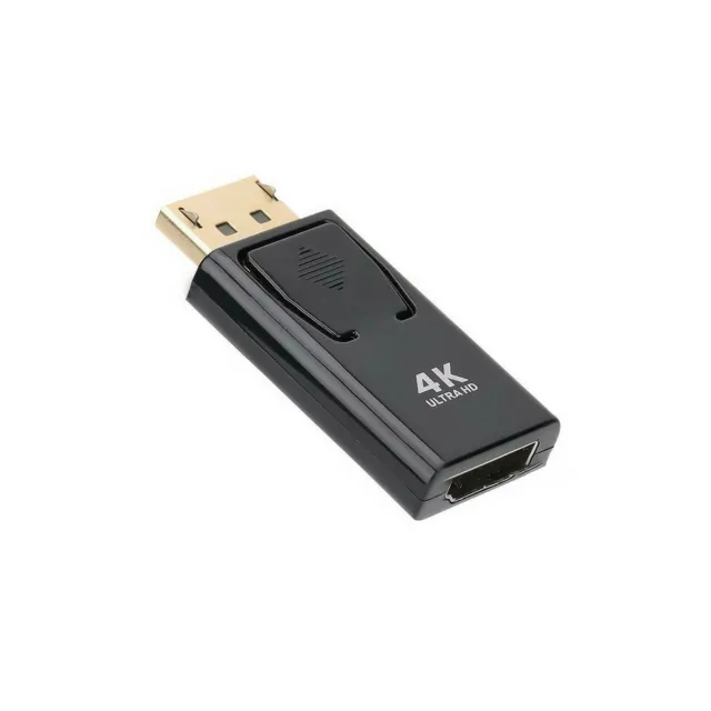 Portable 4K Ultra HD DP Male to Female HDMI compatible Video Audio Adapter