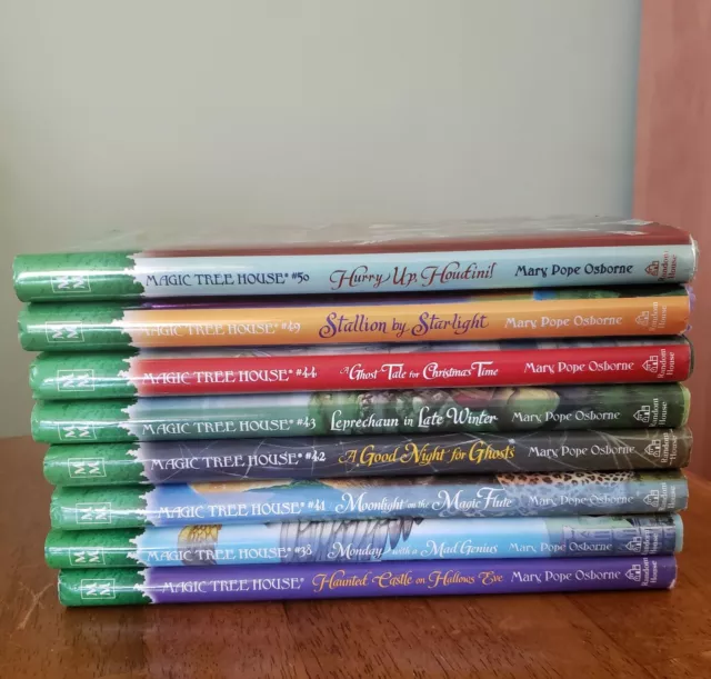 Magic Tree House Merlin Missions Lot of 8 Hardcover Mary Pope Osborne Chapter